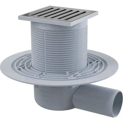 Трап Alcaplast APV103, 105×105/50 мм, боковой сток, гидрозатвор мокрый