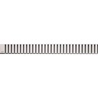 Решетка для водоотводящего желоба Alcaplast LINE-650L, нержавеющая сталь глянец - фото 294919850