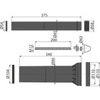 Комплект принадлежностей к унитазу Alcaplast M9000, с удлиненными деталями - Фото 2