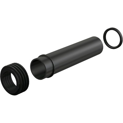 Патрубок для подвода воды к унитазу Alcaplast M901, d=45 мм, прокладка, гофра прокладка