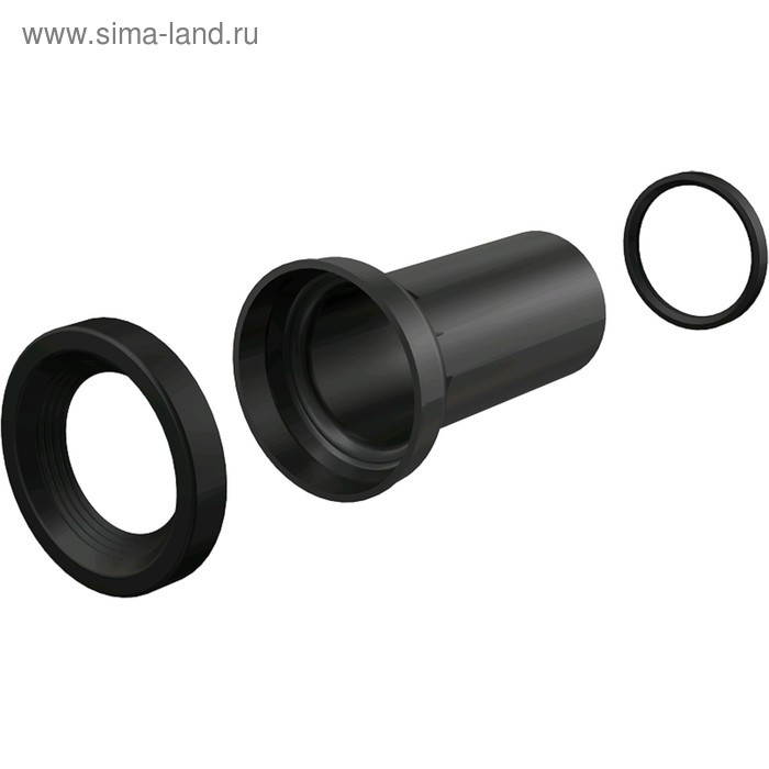 Патрубок для слива стока унитаза Alcaplast M902, d=90 мм, прокладка, прокладка патрубка - Фото 1