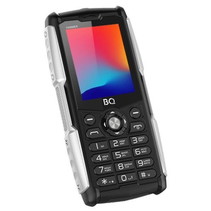 Сотовый телефон BQ M-2449 Hammer 2,4", 32Мб, microSD, 2 sim, IP68, чёрный - фото 51618157