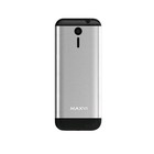 Сотовый телефон MAXVI X12 1,77", 32Мб, microSD, 0,3Мп, 2 sim, серебристый - Фото 2