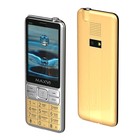 Сотовый телефон MAXVI X900 2,8", 32Мб, microSD, 1,3Мп, 2 sim, золотистый - Фото 3