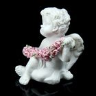 Сувенир полистоун "Ангелок с розовым веночком" 5х4х3,2 см - Фото 3