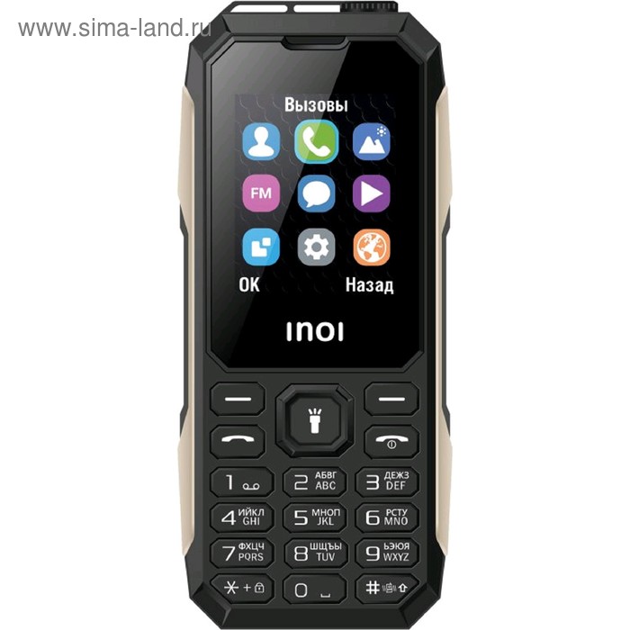 Сотовый телефон INOI 106Z 1,8", microSD, 2 sim, чёрный - Фото 1