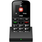 Сотовый телефон INOI 117B 1,77", microSD, 0,3МП, 2 sim, чёрный - Фото 3
