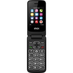 Сотовый телефон INOI 245R 2,4", microSD, 0,3МП, 2 sim, чёрный