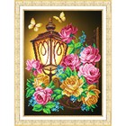 Набор для вышивания бисером Паутинка «Фонарик и розы» - фото 109840954