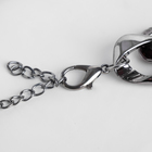 Колье "Цепь гранж" квадратное плетение, цвет серый металл, 50см - фото 25599055