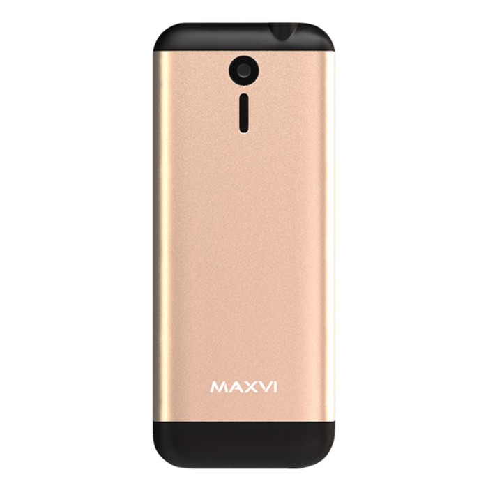 Сотовый телефон MAXVI X10 2,8", 32Мб, microSD, 0,3Мп, 2 sim, золотистый - фото 51618167