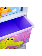 Комод пластиковый детский «Весёлый зоопарк», 4 секции - Фото 6