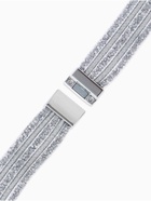 Браслет со стразами «На магните» со стразами, цвет серый в серебре, 20 см - фото 64530602