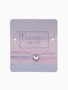 Кулон на леске «Счастье ждёт тебя», сердечко, белый в серебре, 30 см - Фото 4