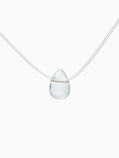 Кулон на леске «Счастье ждёт тебя», капля, радужный, 35 см