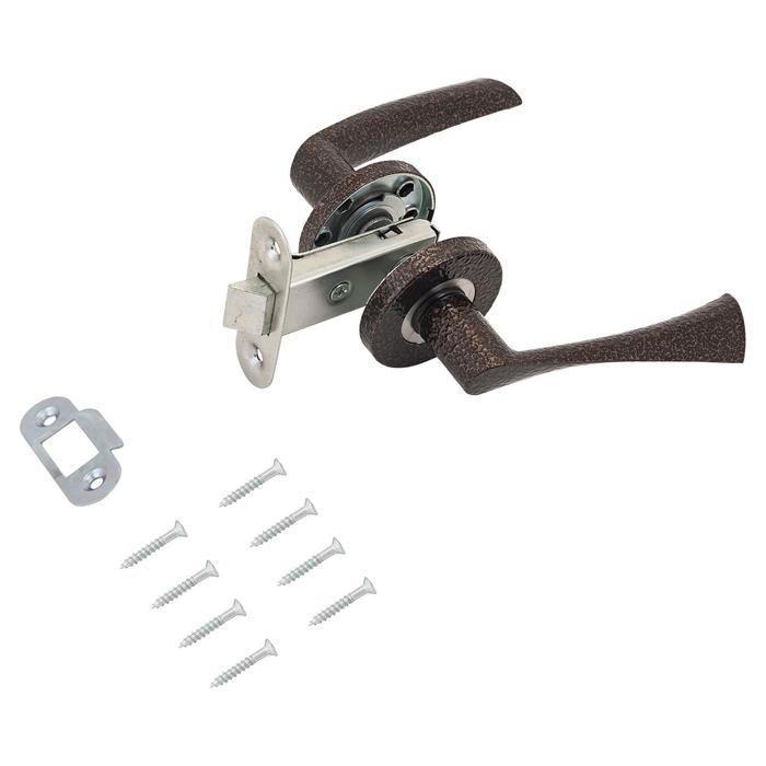 Защелка дверная Д-град "Зенит" ЗЩ2.07, цвет медь - Фото 1