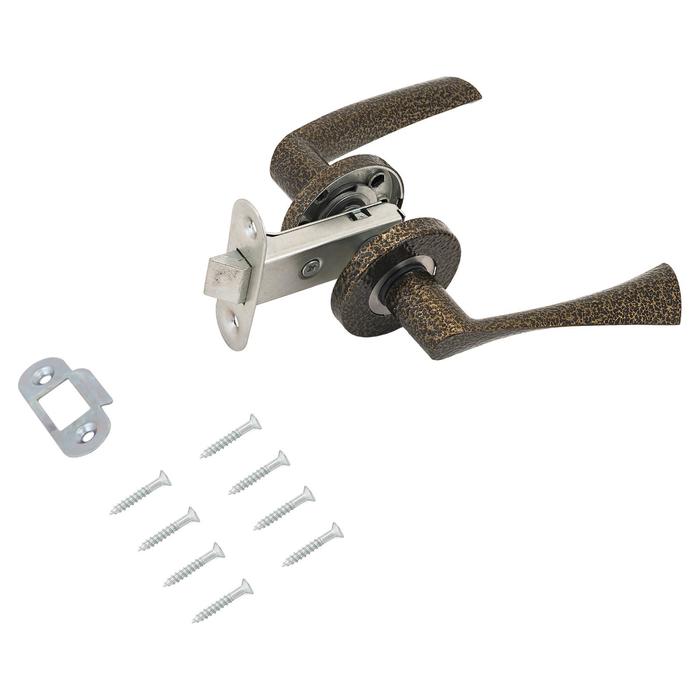 Защелка дверная Д-град «Зенит» ЗЩ2.07, цвет бронза - Фото 1