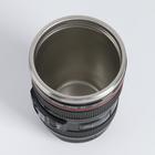 Термокружка TAKE IT EASY, 350 мл, Экземпляр «Объектив», 7.5×14 см, нержавеющая сталь, пластик, чёрная - Фото 2