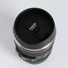 Термокружка TAKE IT EASY, 350 мл, Экземпляр «Объектив», 7.5×14 см, нержавеющая сталь, пластик, чёрная - Фото 3