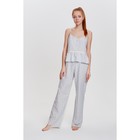 Брюки женские MINAKU: Country melody цвет голубой, р-р 48 - фото 25372630