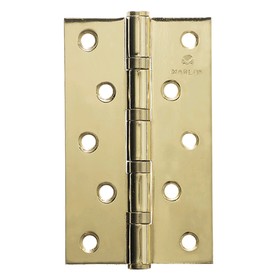 Петля дверная MARLOK, 125х75х2.5 мм, цвет золото