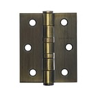 Петля дверная MARLOK, 75х62х2.5 мм, цвет бронза - фото 305638297