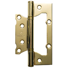 Петля дверная MARLOK, без врезки, 125х75х2.5 мм, цвет золото