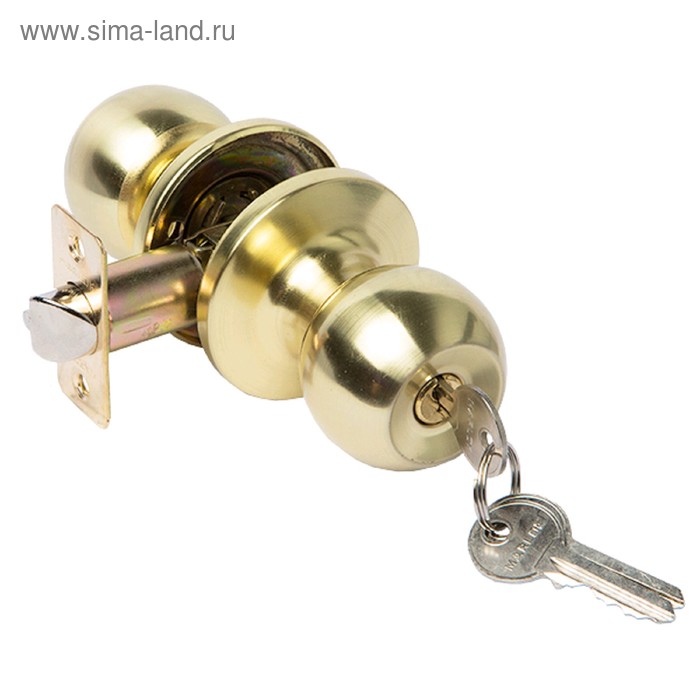Защелка MARLOK ЗШ-01, ключ, цвет матовое золото