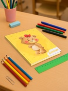Дневник школьный для 1-4 классов, «Милый Мишка», твёрдая обложка 7БЦ, глянцевая ламинация, 48 листов - Фото 2