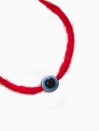 Браслет-оберег «Красная нить» шерстяная, турецкий глаз, цвет синий,30 см (комплект 3 шт) - фото 61528840