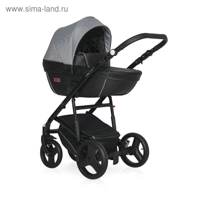 Коляска 2 в 1 Riko Aicon Pro, цвет серый, чёрный - Фото 1