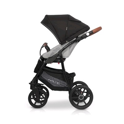 Коляска 2 в 1 Riko Bella Lux, цвет серый