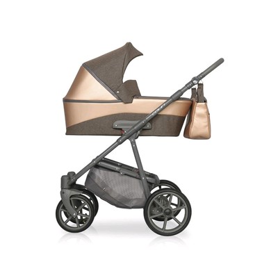 Коляска 2 в 1 Riko Colin, цвет коричневый