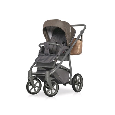 Коляска 2 в 1 Riko Colin, цвет коричневый