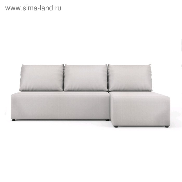 Угловой диван «Алиса», еврокнижка, рогожка bahama/arben, цвет white - Фото 1