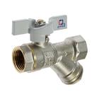 Кран шаровой «СТМ» СТАНДАРТ, 1/2", с фильтром, бабочка 5054773