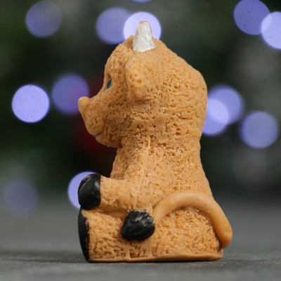 Мыло фигурное "Символ года: Бычок" коричневый 55гр.