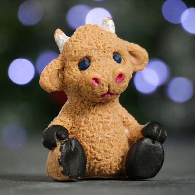 Мыло фигурное "Символ года: Бычок" коричневый 55гр.