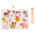 Настольная игра Лесная мастерская «Магнитная рыбалка. Животные фермы» - Фото 2