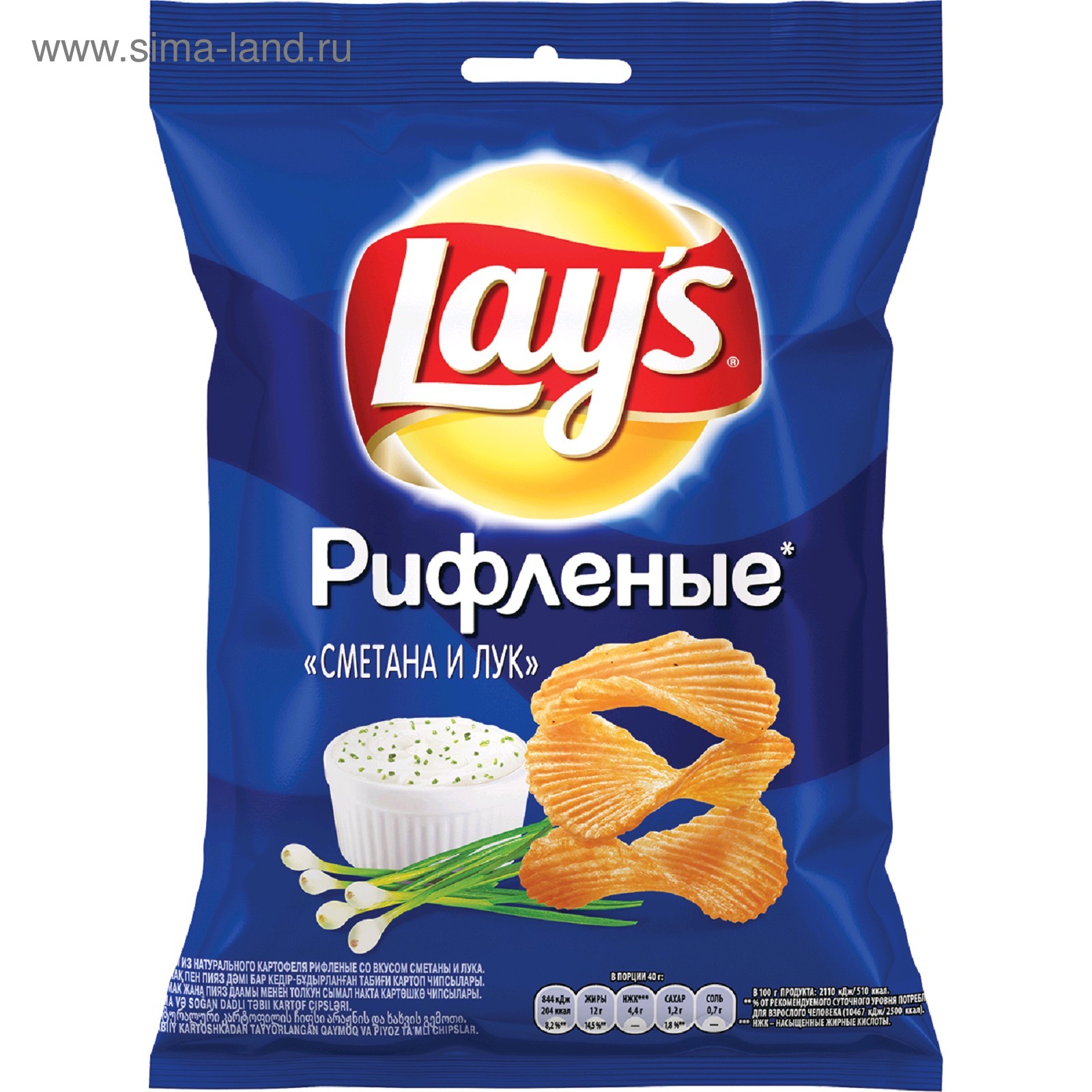 Чипсы Лейс Рифленые Сметана И Лук Фото
