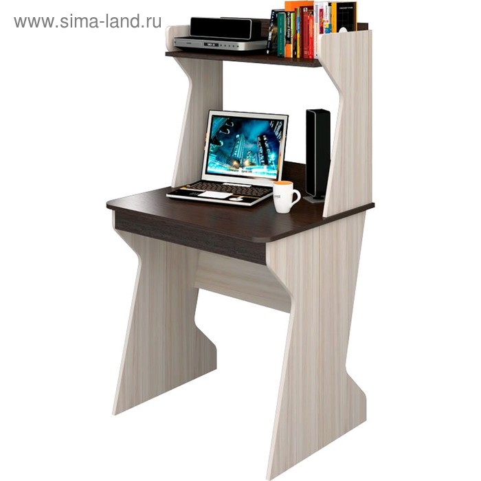 Стол компьютерный «СК 11», 750 × 620 × 1430 мм, цвет карамель / венге