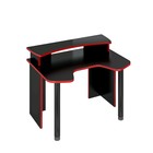 Стол с надстройкой «СКЛ Игр120», 1200 × 900 × 945 мм, цвет чёрный - фото 109841368