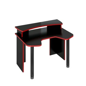 Стол с надстройкой «СКЛ Игр120», 1200 × 900 × 945 мм, цвет чёрный