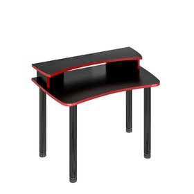 Стол с надстройкой «СКЛ Софт120МО», 1200 × 750 × 945 мм, цвет чёрный