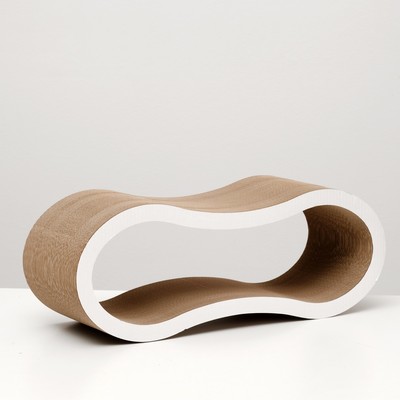 Когтеточка картонная Пижон ENIGMA, 67 х 23 х 25 см