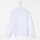 Школьная блузка для девочки, цвет белый, рост 122 - Фото 10