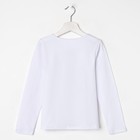 Школьная блузка для девочки, цвет белый, рост 134 см - Фото 6