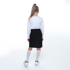 Школьная юбка для девочки, цвет чёрный, рост 134 - Фото 3