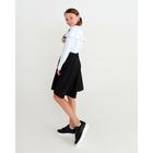 Школьная юбка для девочки, цвет чёрный, рост 140 - Фото 3