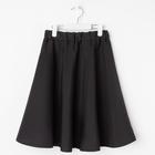 Школьная юбка для девочки, цвет чёрный, рост 140 - Фото 4